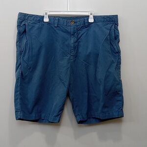 Tommy Bahama 100% Pima Cotton Golf Boat Casual Shorts Men's Sz 38 Blue EUC NICE!